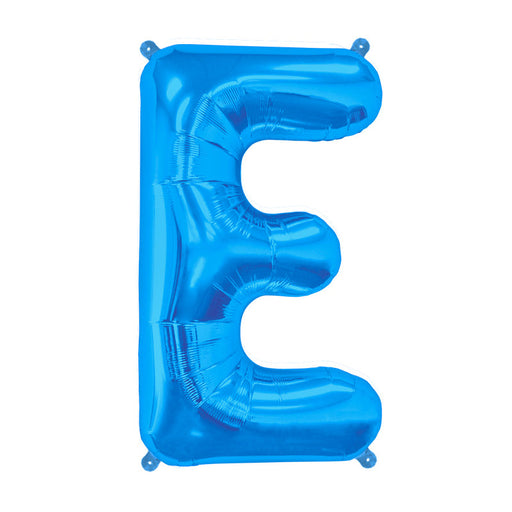 16'' Foil Letter E - Blue Packaged Air Fill
