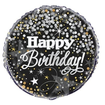 18'' Glittering Birthday Foil Balloon