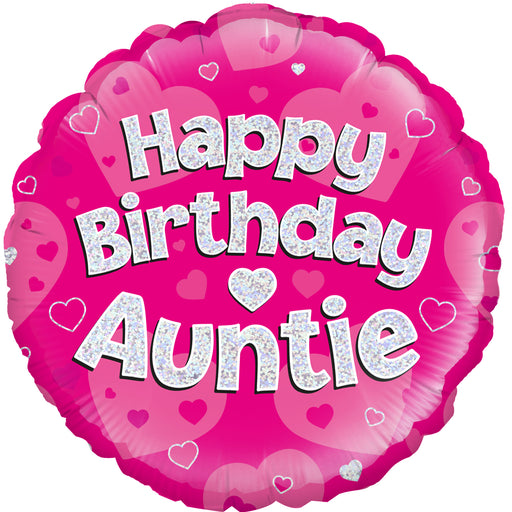 18'' Foil Happy Birthday Auntie