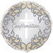 Fancy Gold Cross Confirmation Round Foil Balloon 18''