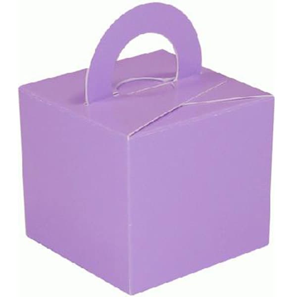 Lilac Small Balloon Box/Gift Box 25pk