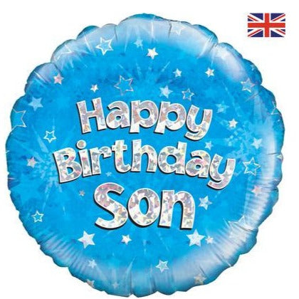 18'' Foil Happy Birthday Son