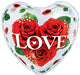 20'' Single Heart Bubble Love Roses