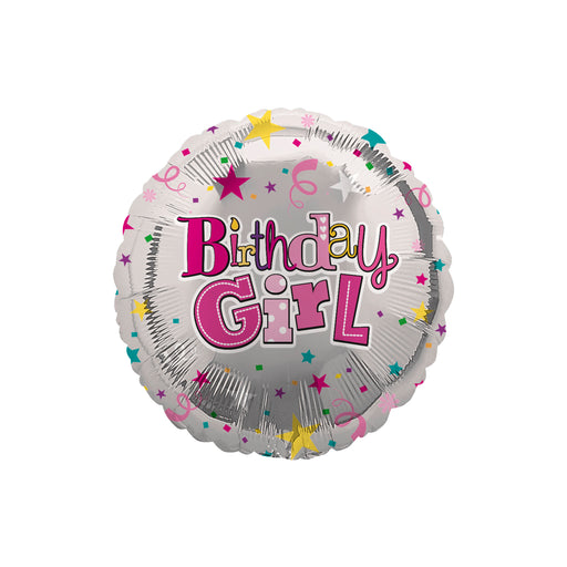 Happy Birthday Girl Foil Balloon  18" Foil