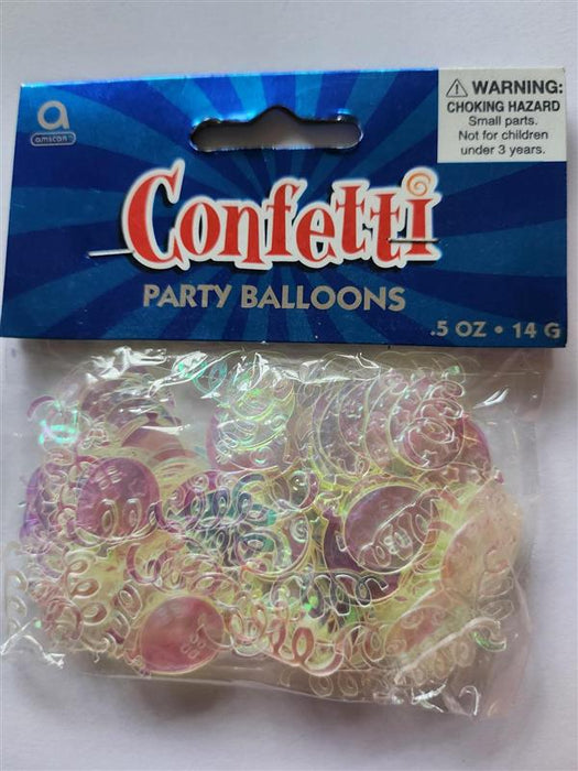 Iridescent Party Balloons Confetti 14g