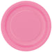 Hot Pink Solid Round 7" Dessert Plates (8pk)