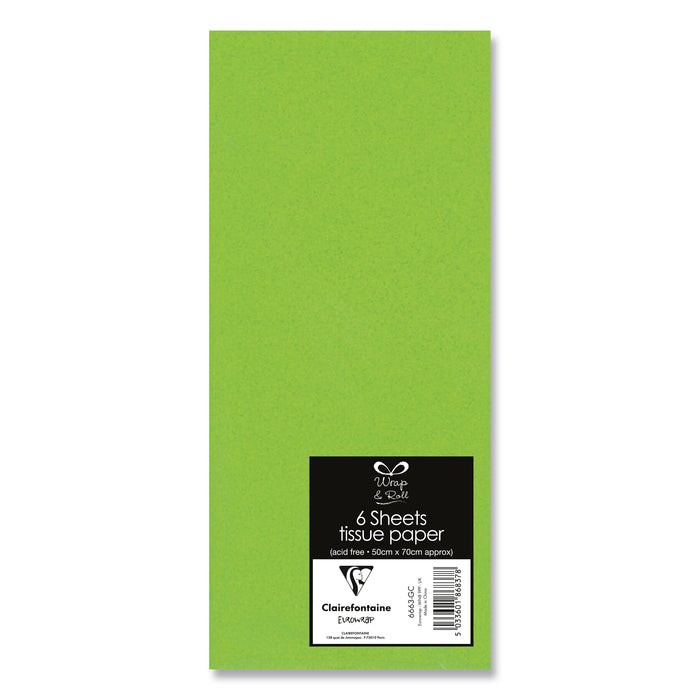 Green Tissue Paper Collection (6pc)