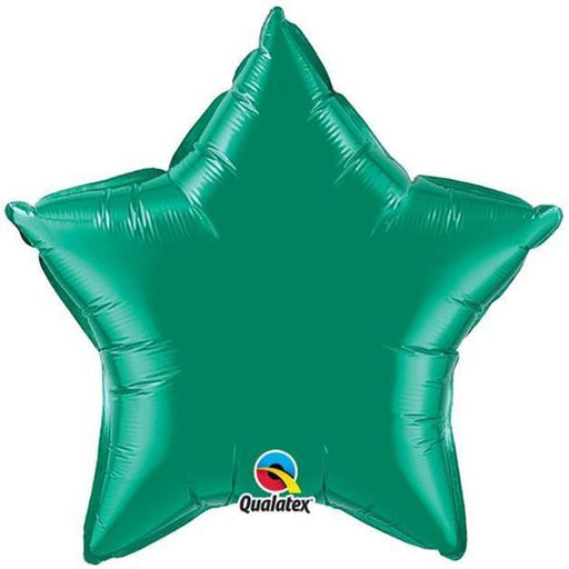 4 Inch Green Star Foil (Flat)