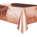 Rose Gold Plastic Tablecover Rectangle
