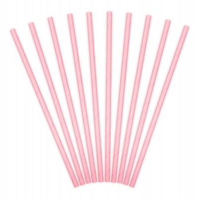 Pale Pink Straws 10pk