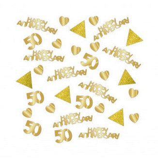 Sparkling Golden Anniversary Confetti 28G