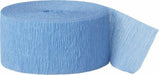 Soft Blue Crepe Paper Streamer 81ft