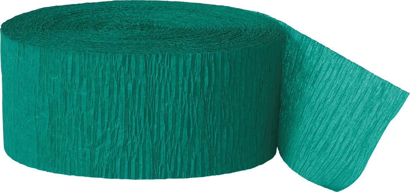 Dark Green Crepe Paper Stemer 45mm x 10mtr (5pk)