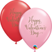 11'' Happy Valentines Day Pink & Gold 25pk