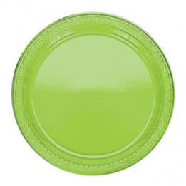 Kiwi Green Plastic Plate 22.8Cm 20pk