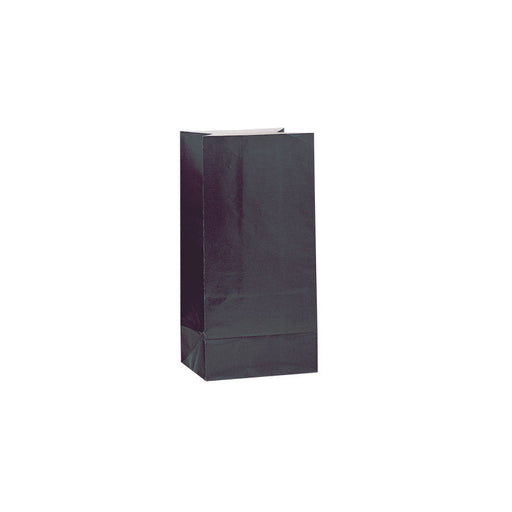 Party Paper Bags Black (12pk)