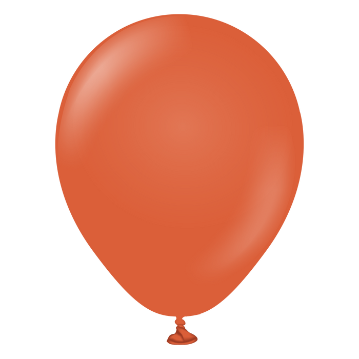 Retro Rust Orange Balloons