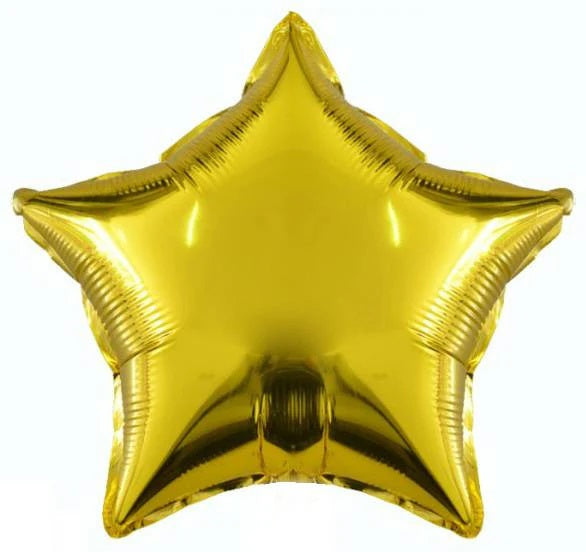 36'' Metallic Gold Star Foil (Flat)