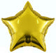 36'' Metallic Gold Star Foil (Flat)