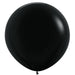 Sempertex Latex Balloons 36 Inch (2pk) Fashion Black Balloons