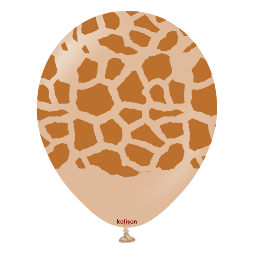 12" Safari Giraffe Desert Sand (Caramel) - (25pk)