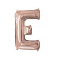 34'' Shape Foil Letter E - Rose Gold (Anagram)