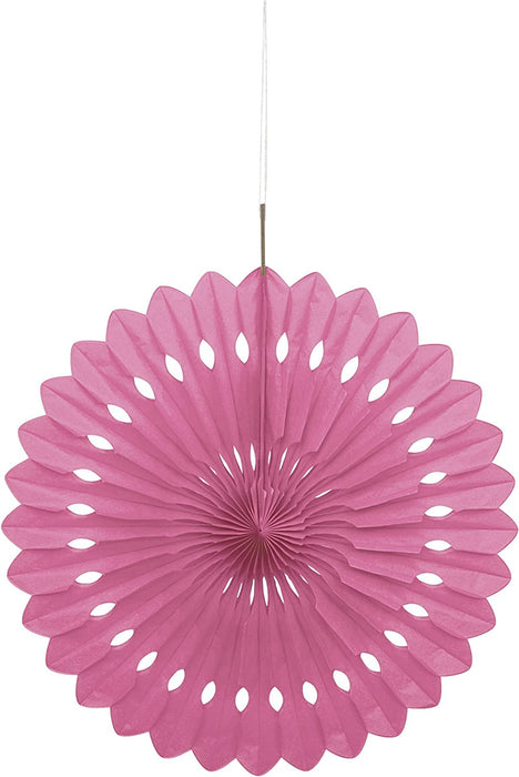 Hot Pink Paper Fan Decoration