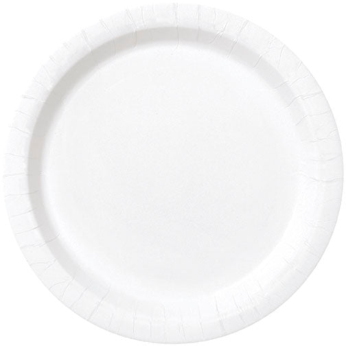 White Paper Dessert Plates 8pk