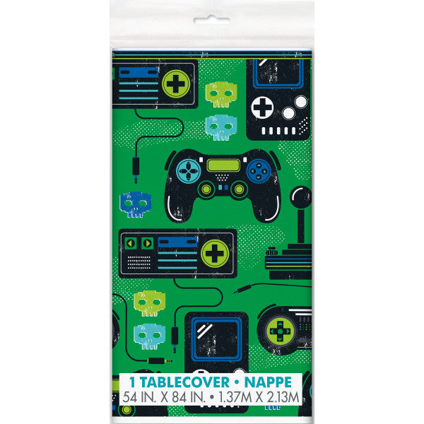 Gamer Birthday Rectangular Plastic Table Cover