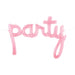 North Star Party Script Clear Pink Air Fill Balloon 112Cm