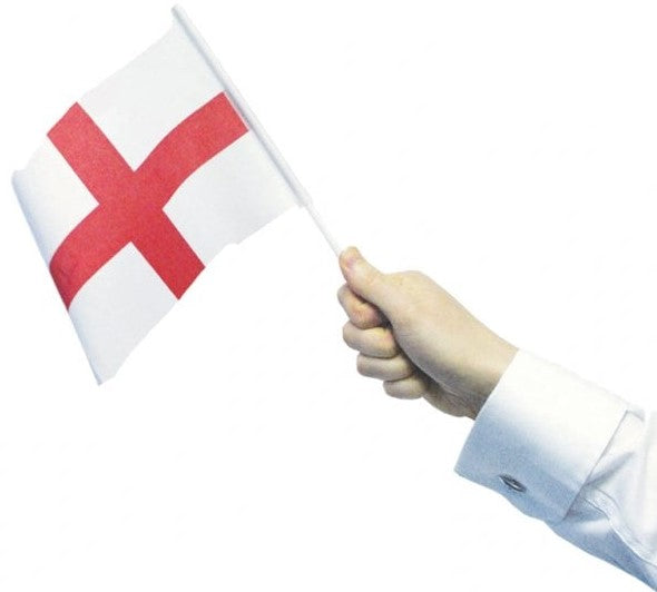 England Waving Flag 15Cm