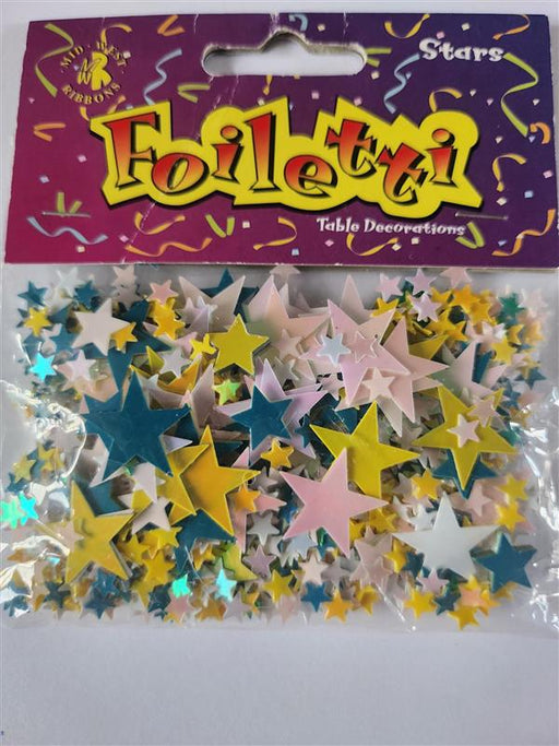 Multi-Coloured Stars Confetti 14g