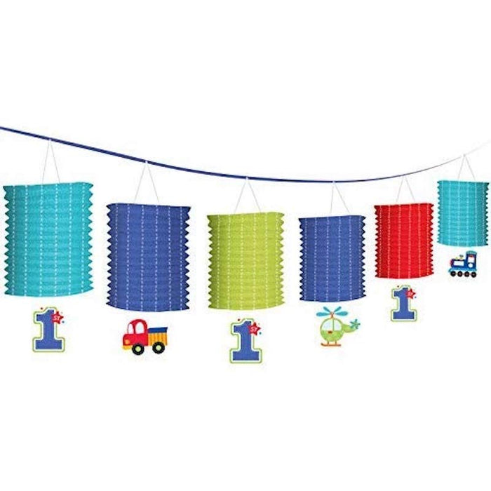 All Aboard Birthday Paper Lantern Garland