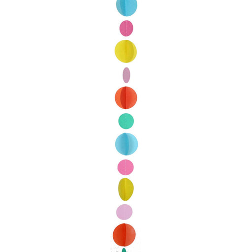 Multicolour Circles Balloon Tail 1.2M