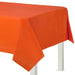 Orange Plastic Tablecover 137Cm X 274Cm