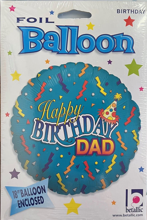 Happy Birthday Dad Foil 18"