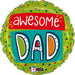 Awesome Dad Confetti 18 Inch