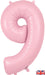 Oaktree Foil Balloon Matte Pink Number 9 34"