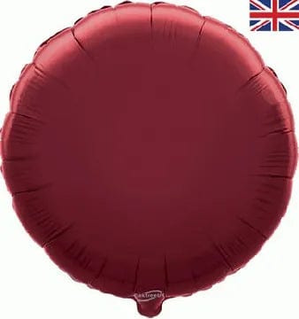Oaktree UK Balloon 18" Burgundy Round