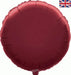 Oaktree UK Balloon 18" Burgundy Round