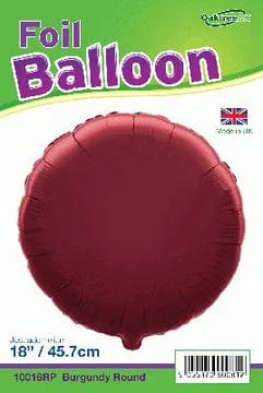 Oaktree UK Balloon 18" Burgundy Round