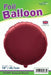 Oaktree UK Balloon 18" Burgundy Round