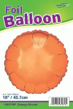 Oaktree UK Balloon 18" Orange Round