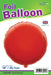 Oaktree UK Foil Balloon Red Round Balloon 18 Inch