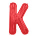 34'' Super Shape Foil Letter K - Red