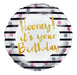 18'' Hooray Its Your Birthday Foil Balloon