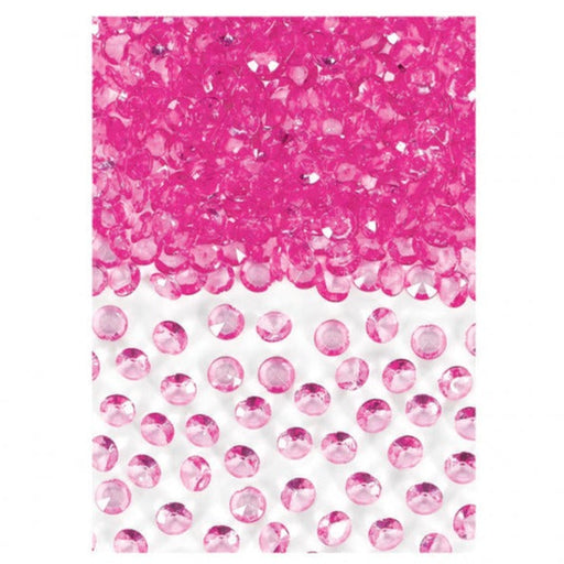Bright Pink Confetti Gems
