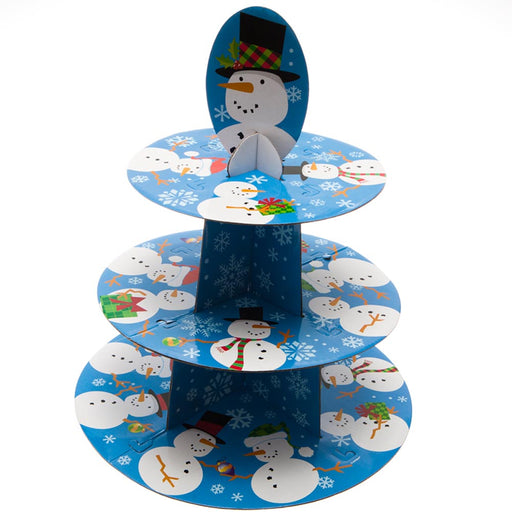 Snowman Pattern Cupcake Holder