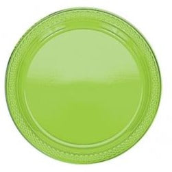 Kiwi Green Plastic Plate 17.7Cm 20pk