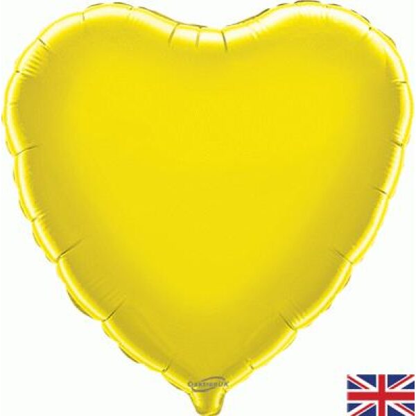 18'' Solid Yellow Heart